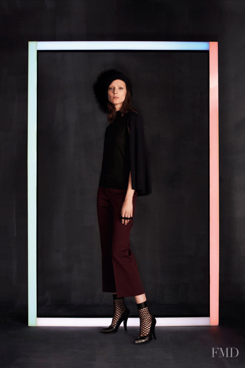 Kati Nescher featured in  the Louis Vuitton fashion show for Pre-Fall 2014