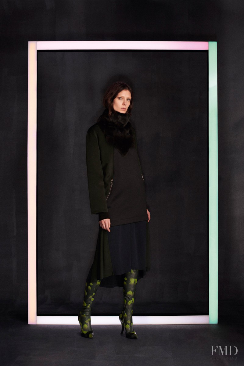 Kati Nescher featured in  the Louis Vuitton fashion show for Pre-Fall 2014