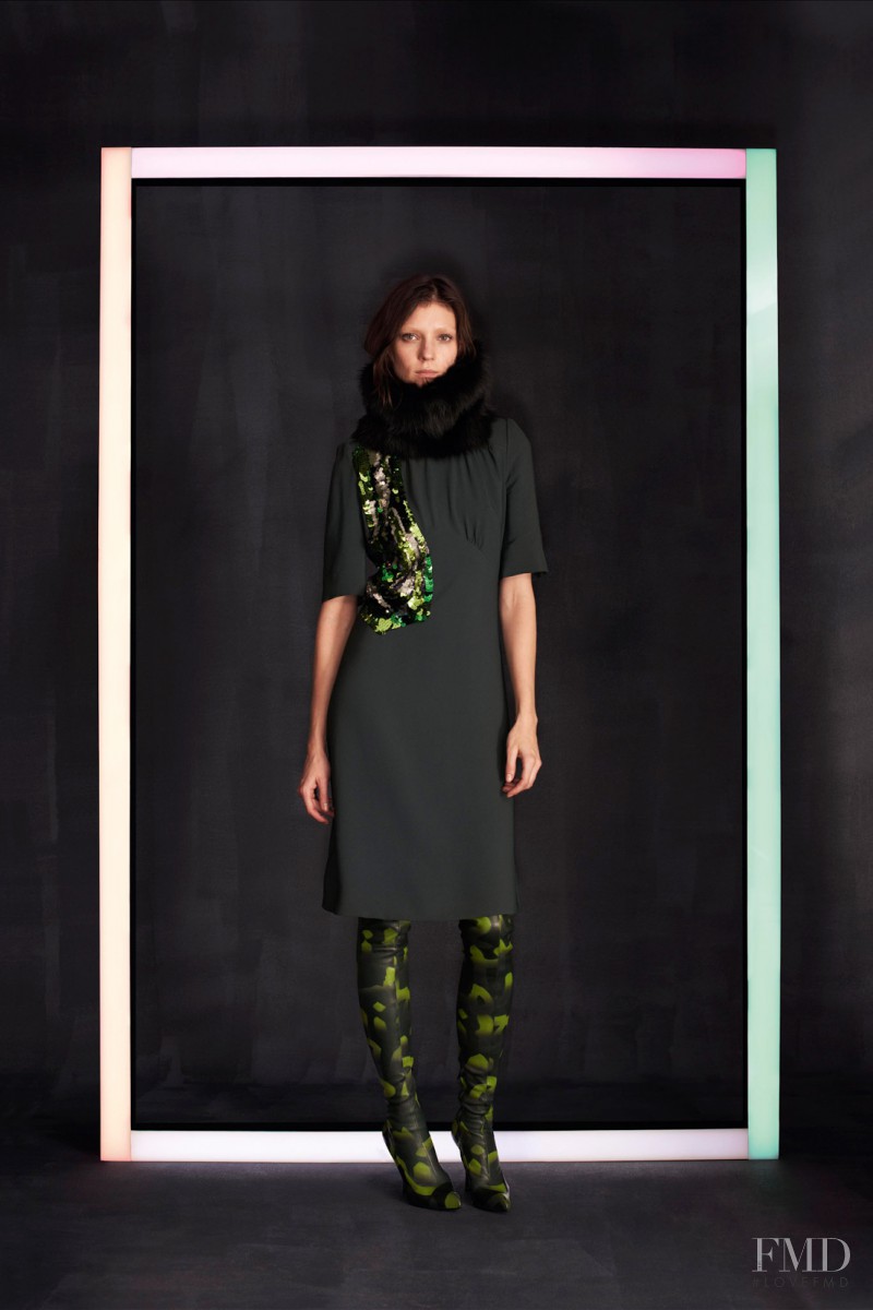 Kati Nescher featured in  the Louis Vuitton fashion show for Pre-Fall 2014