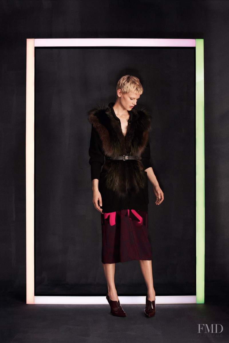 Saskia de Brauw featured in  the Louis Vuitton fashion show for Pre-Fall 2014