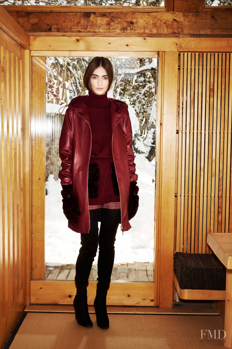 Marine Deleeuw featured in  the Louis Vuitton fashion show for Pre-Fall 2014