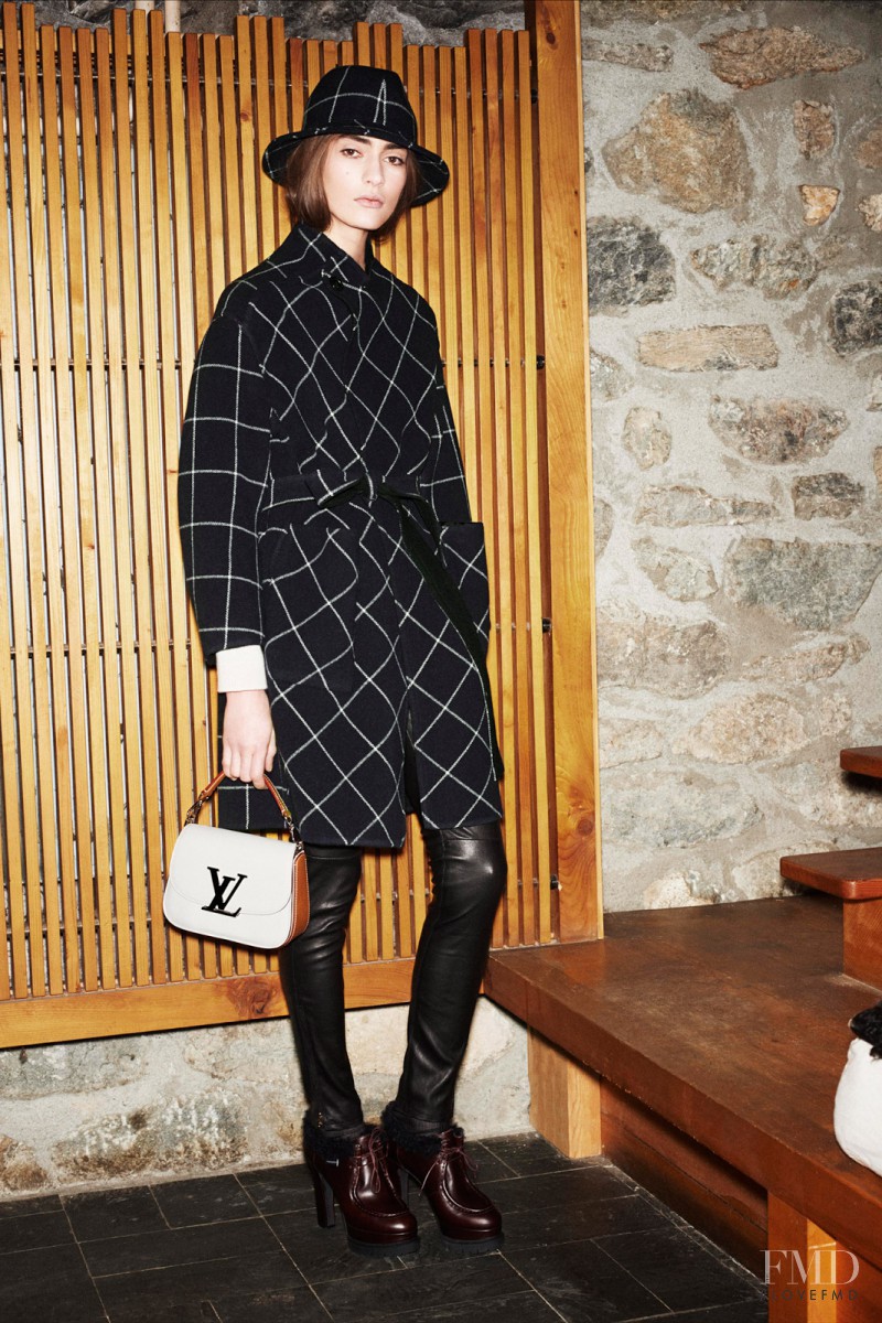 Marine Deleeuw featured in  the Louis Vuitton fashion show for Pre-Fall 2014