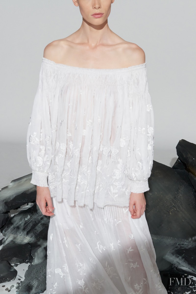 Julia Hafstrom featured in  the Gabriela Hearst lookbook for Spring/Summer 2016