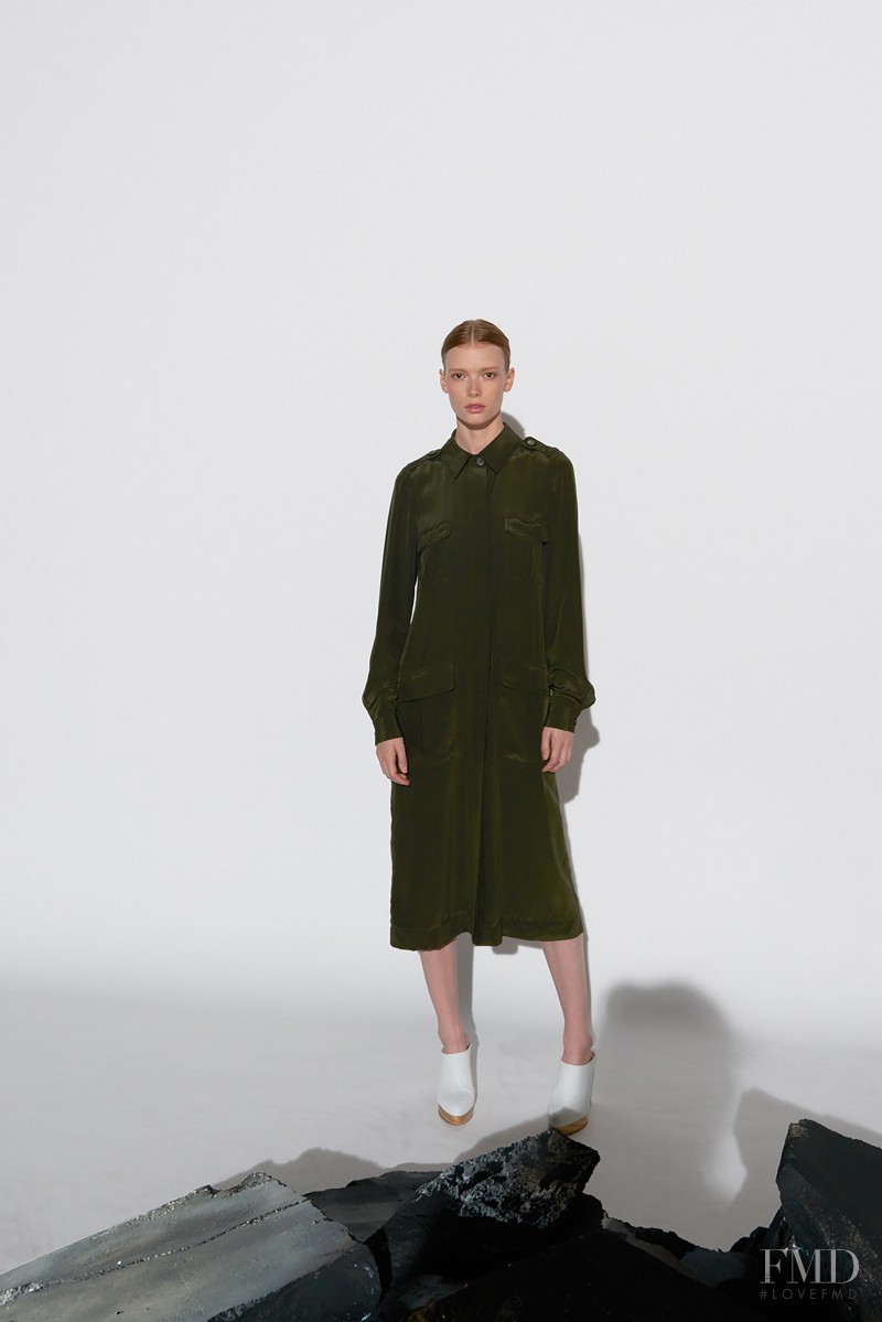 Julia Hafstrom featured in  the Gabriela Hearst lookbook for Spring/Summer 2016