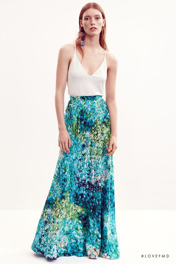 Julia Hafstrom featured in  the H&M lookbook for Spring/Summer 2015