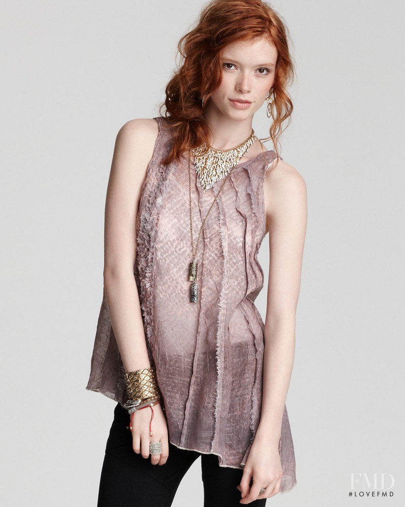 Julia Hafstrom featured in  the Bloomingdales catalogue for Autumn/Winter 2011