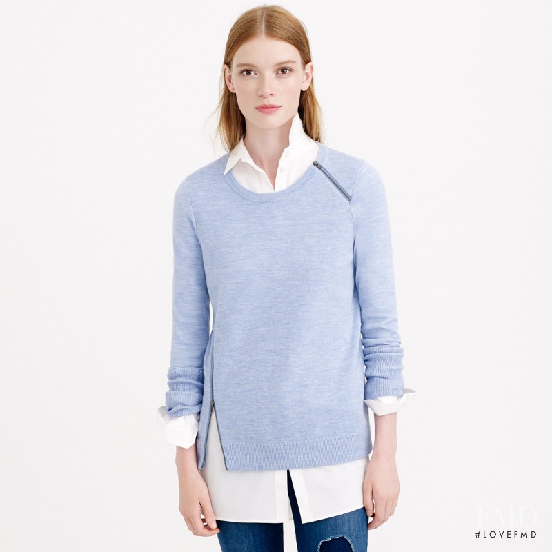 Julia Hafstrom featured in  the J.Crew lookbook for Autumn/Winter 2014