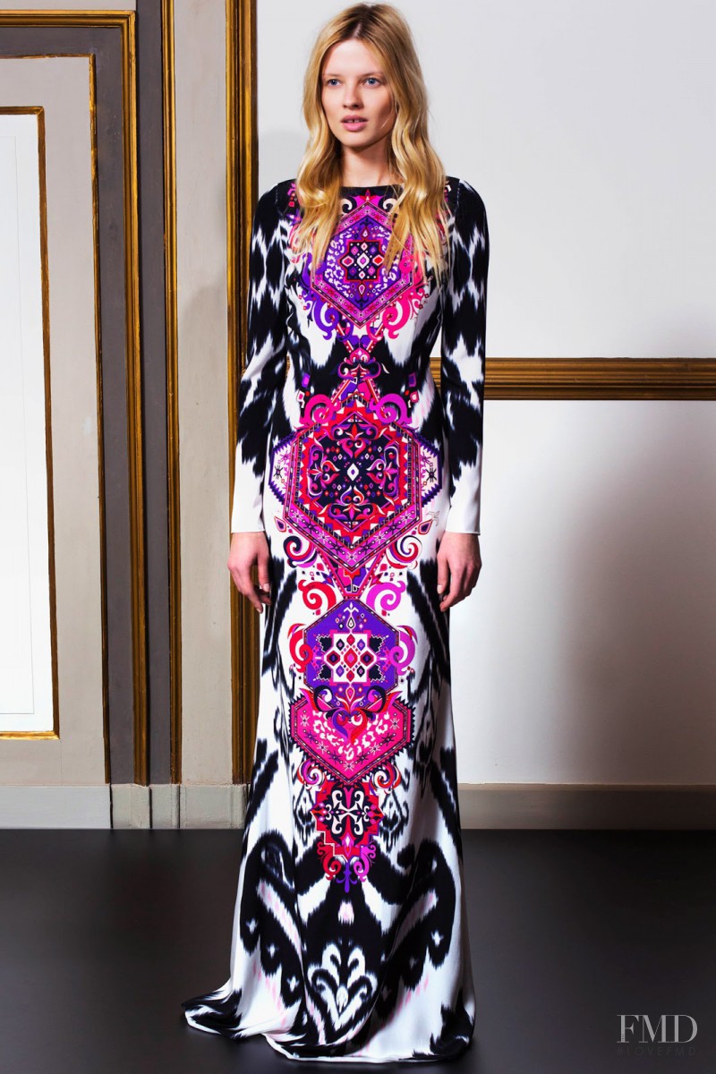 Natalia Siodmiak featured in  the Pucci fashion show for Pre-Fall 2014