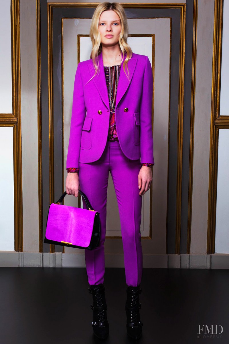 Natalia Siodmiak featured in  the Pucci fashion show for Pre-Fall 2014