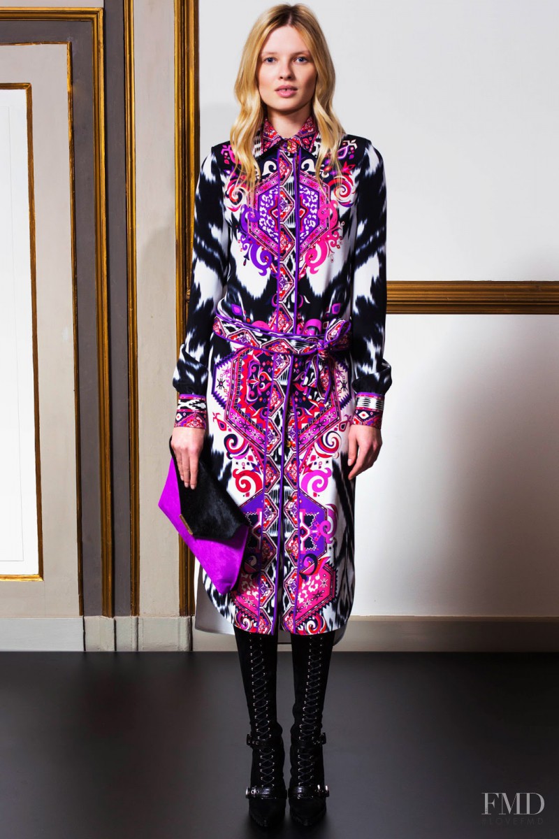 Natalia Siodmiak featured in  the Pucci fashion show for Pre-Fall 2014