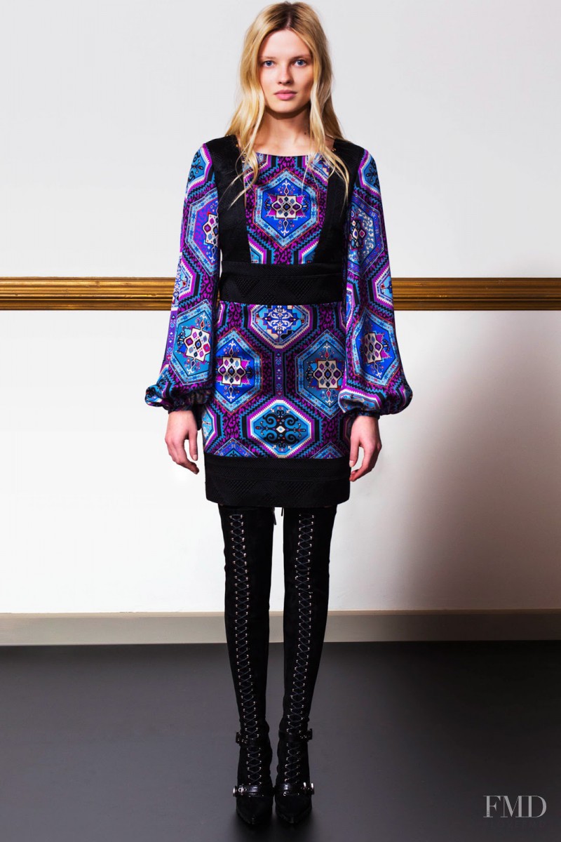 Natalia Siodmiak featured in  the Pucci fashion show for Pre-Fall 2014