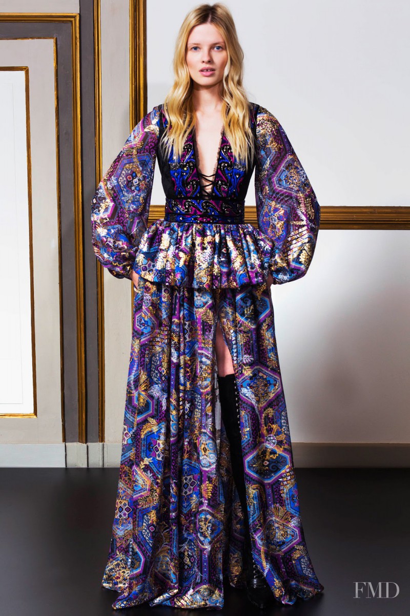 Natalia Siodmiak featured in  the Pucci fashion show for Pre-Fall 2014