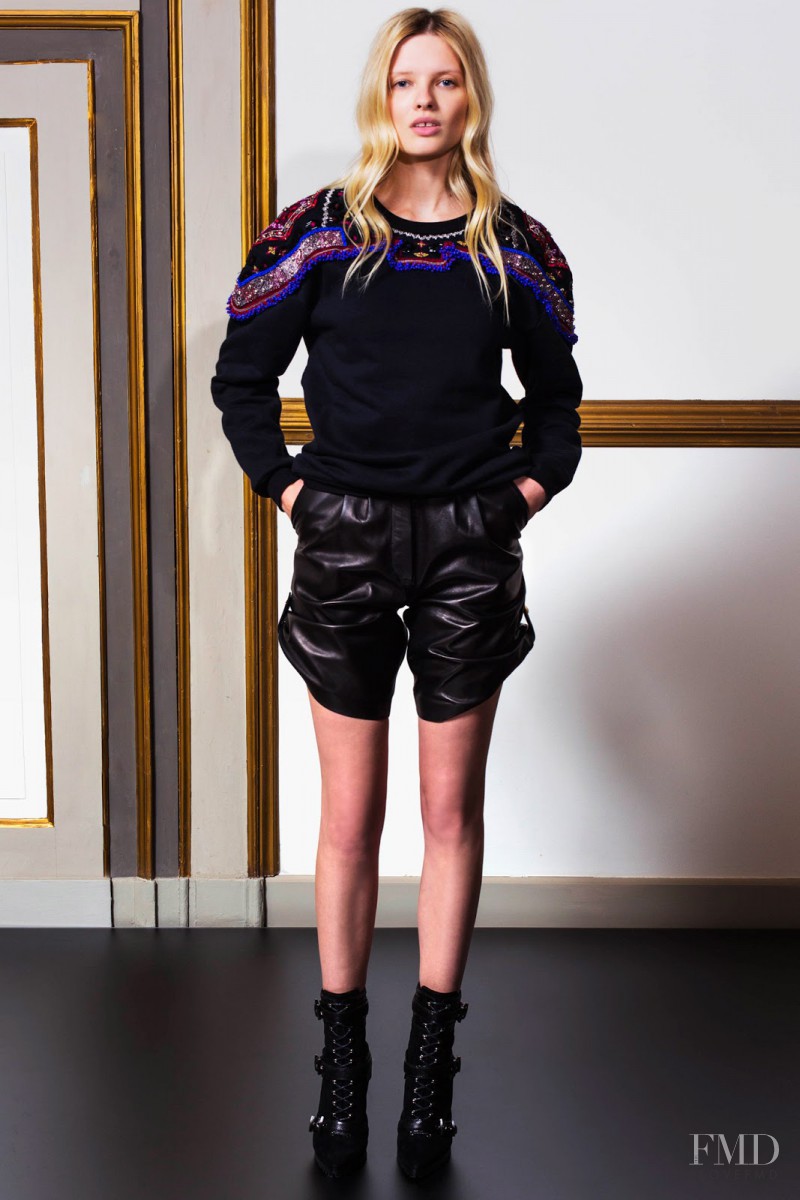 Natalia Siodmiak featured in  the Pucci fashion show for Pre-Fall 2014