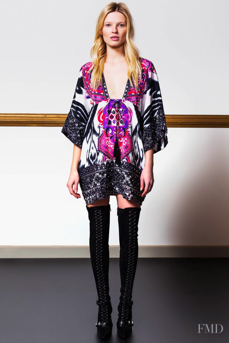 Natalia Siodmiak featured in  the Pucci fashion show for Pre-Fall 2014