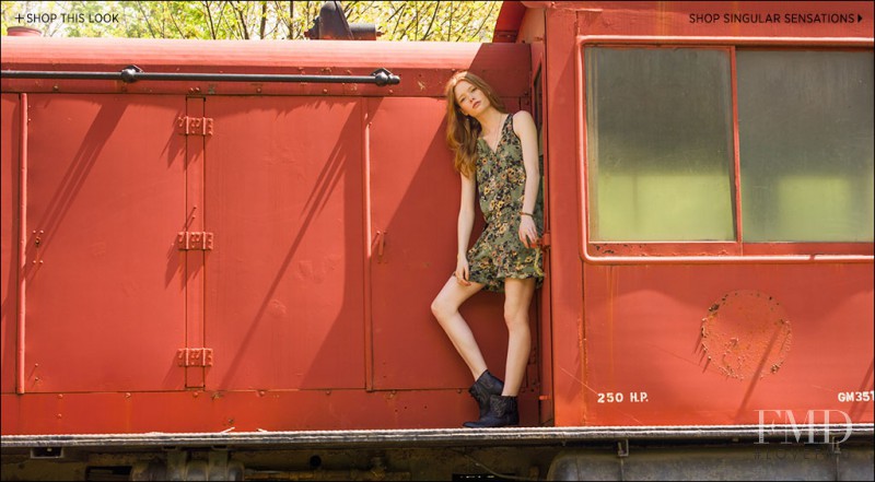 Julia Hafstrom featured in  the Shopbop lookbook for Summer 2013