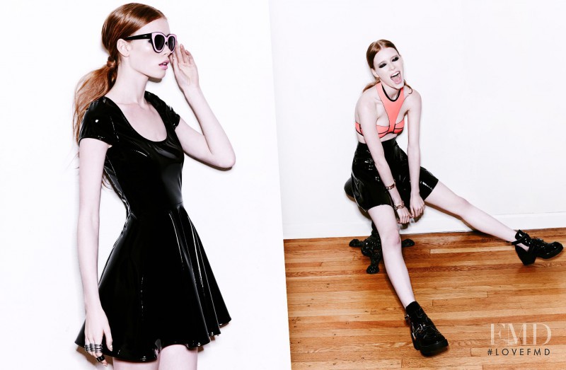 Julia Hafstrom featured in  the Nasty Gal lookbook for Spring/Summer 2013