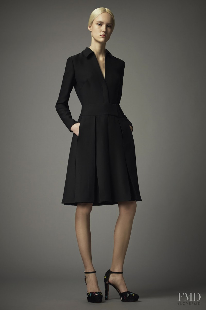 Harleth Kuusik featured in  the Valentino fashion show for Pre-Fall 2014