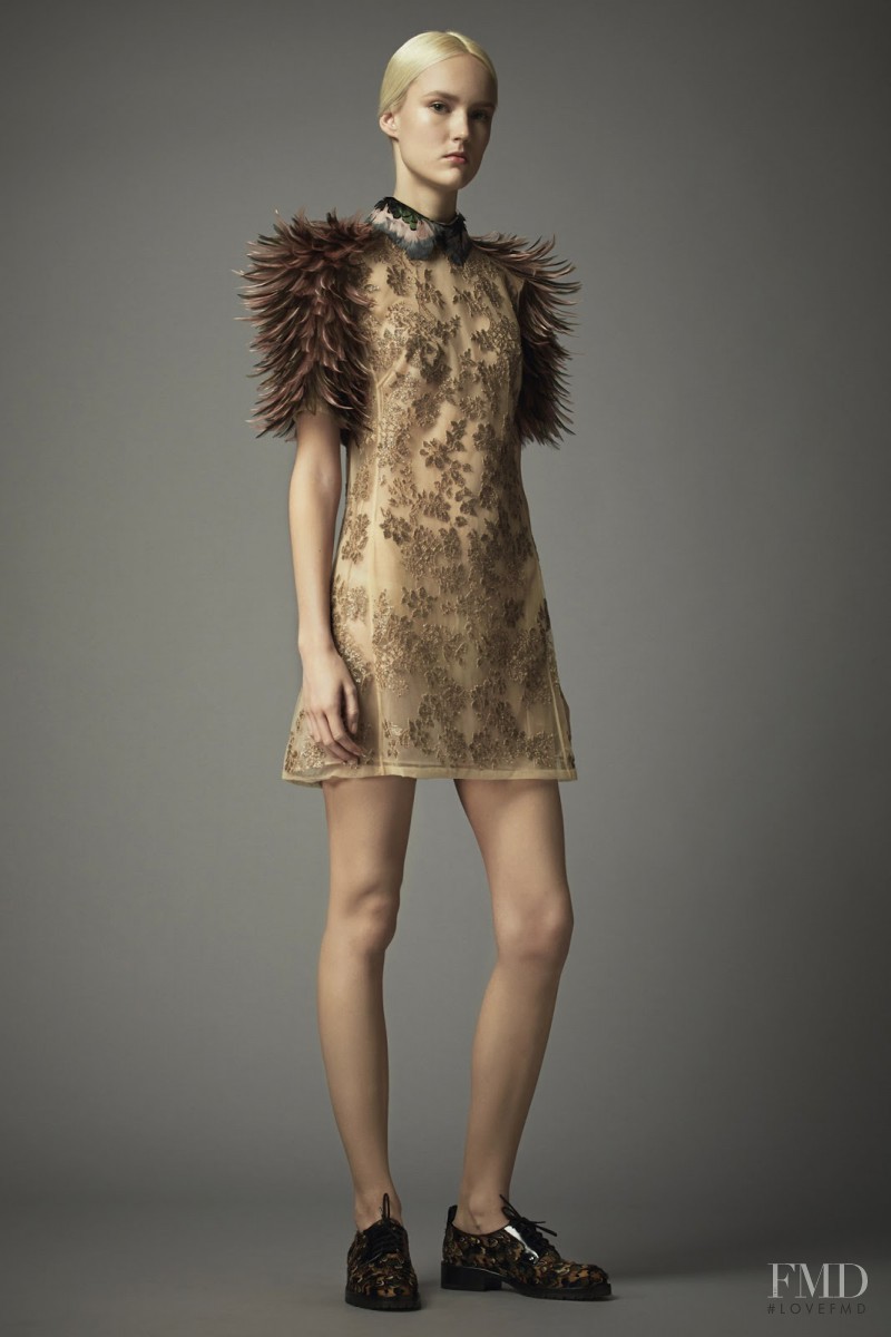 Harleth Kuusik featured in  the Valentino fashion show for Pre-Fall 2014