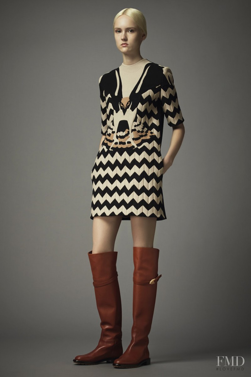 Harleth Kuusik featured in  the Valentino fashion show for Pre-Fall 2014