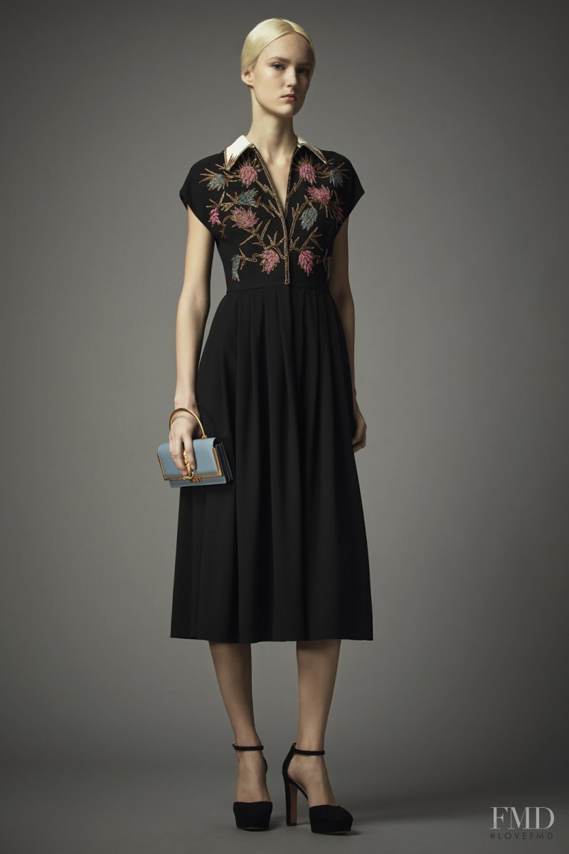 Harleth Kuusik featured in  the Valentino fashion show for Pre-Fall 2014