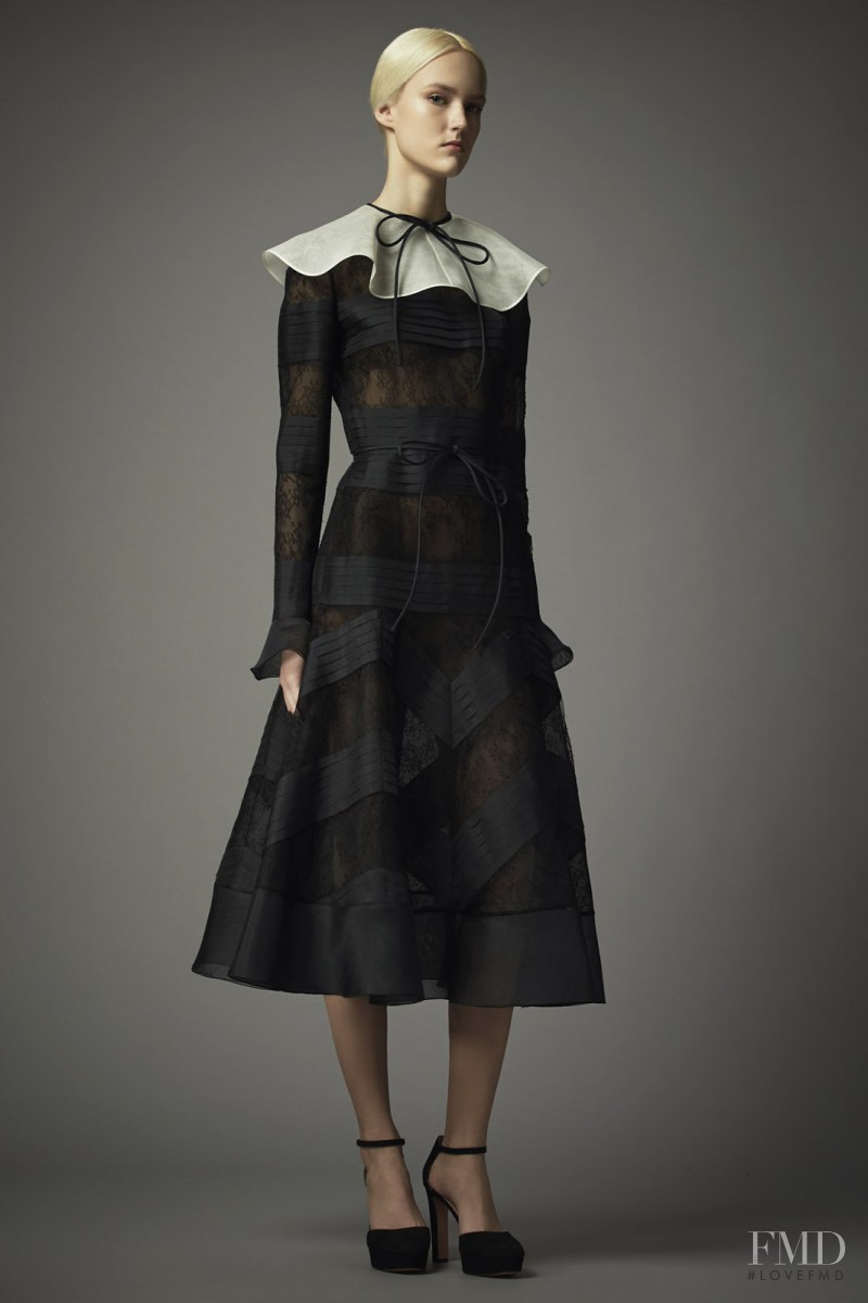 Harleth Kuusik featured in  the Valentino fashion show for Pre-Fall 2014