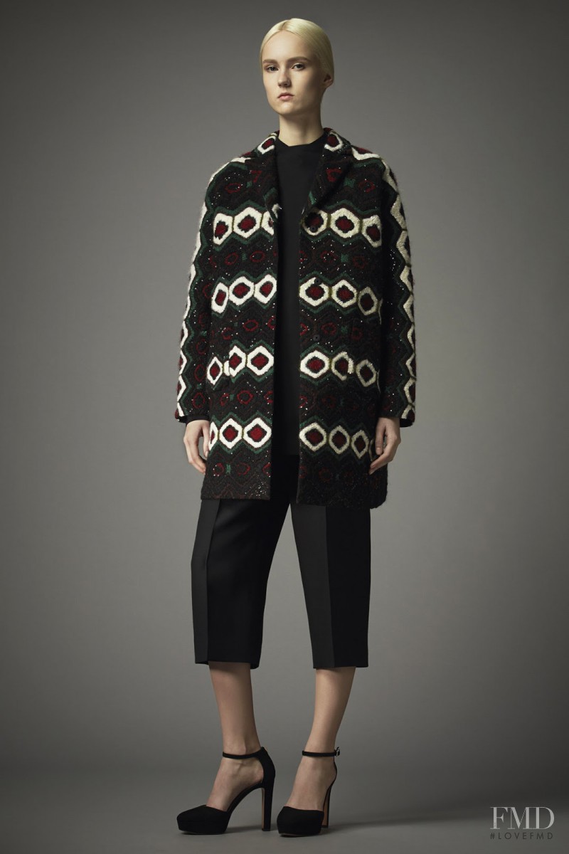 Harleth Kuusik featured in  the Valentino fashion show for Pre-Fall 2014