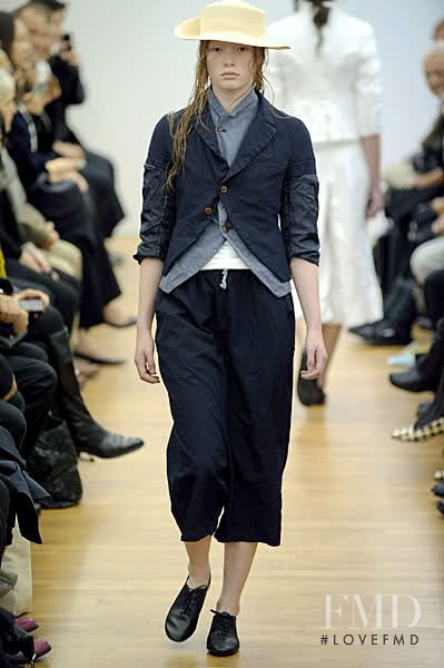 Julia Hafstrom featured in  the Comme Des Garcons fashion show for Spring/Summer 2010