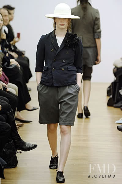 Julia Hafstrom featured in  the Comme Des Garcons fashion show for Spring/Summer 2010