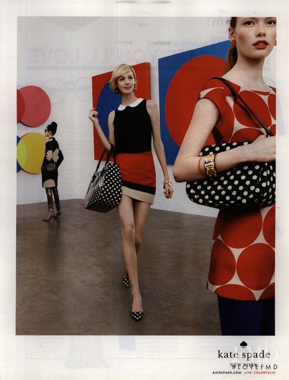 Julia Hafstrom featured in  the Kate Spade New York advertisement for Autumn/Winter 2012