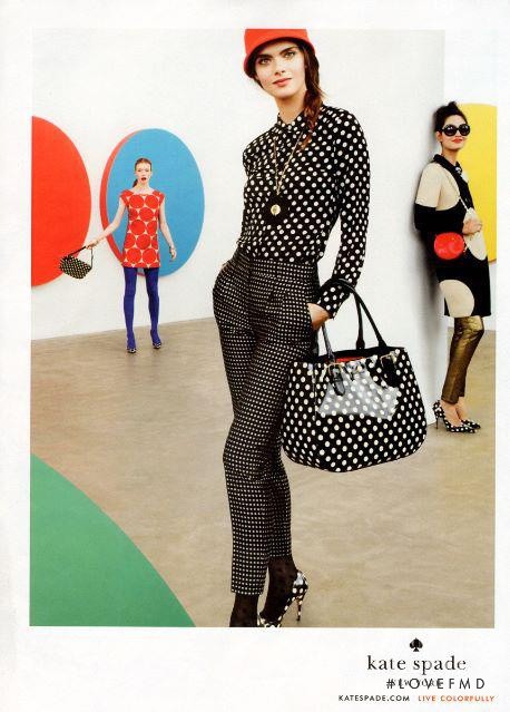 Julia Hafstrom featured in  the Kate Spade New York advertisement for Autumn/Winter 2012