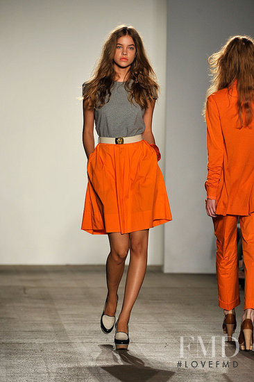 Barbara Palvin featured in  the Karen Walker fashion show for Spring/Summer 2011