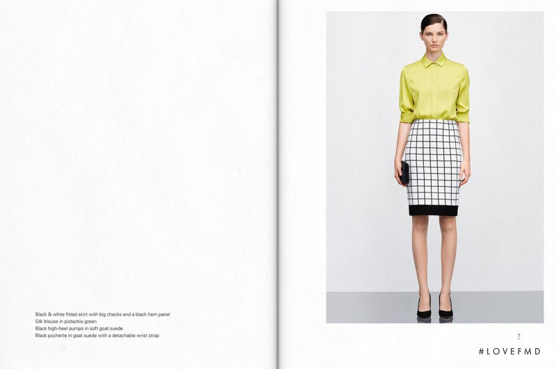 Ava Smith featured in  the HUGO lookbook for Spring/Summer 2014
