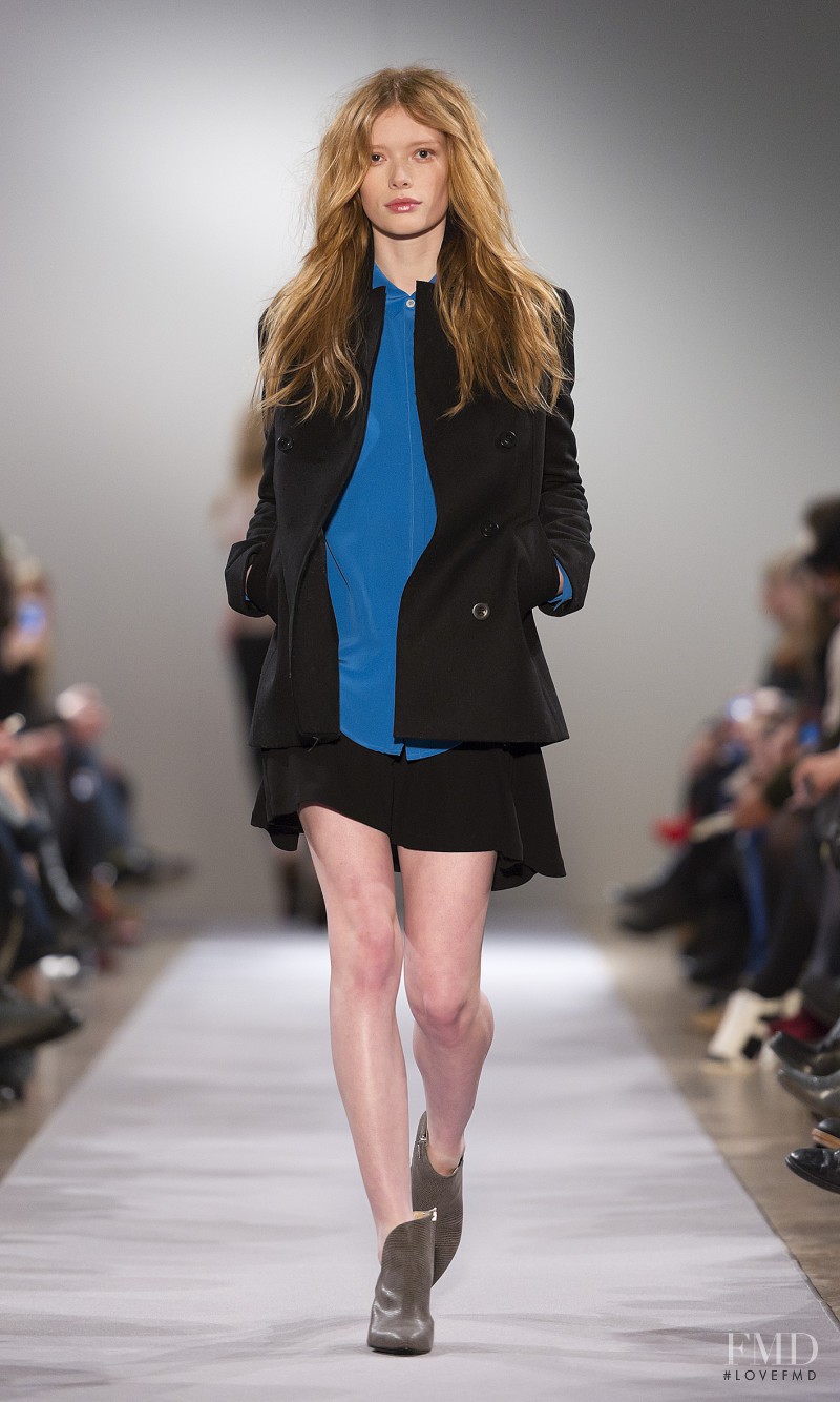 Julia Hafstrom featured in  the Filippa K fashion show for Autumn/Winter 2012