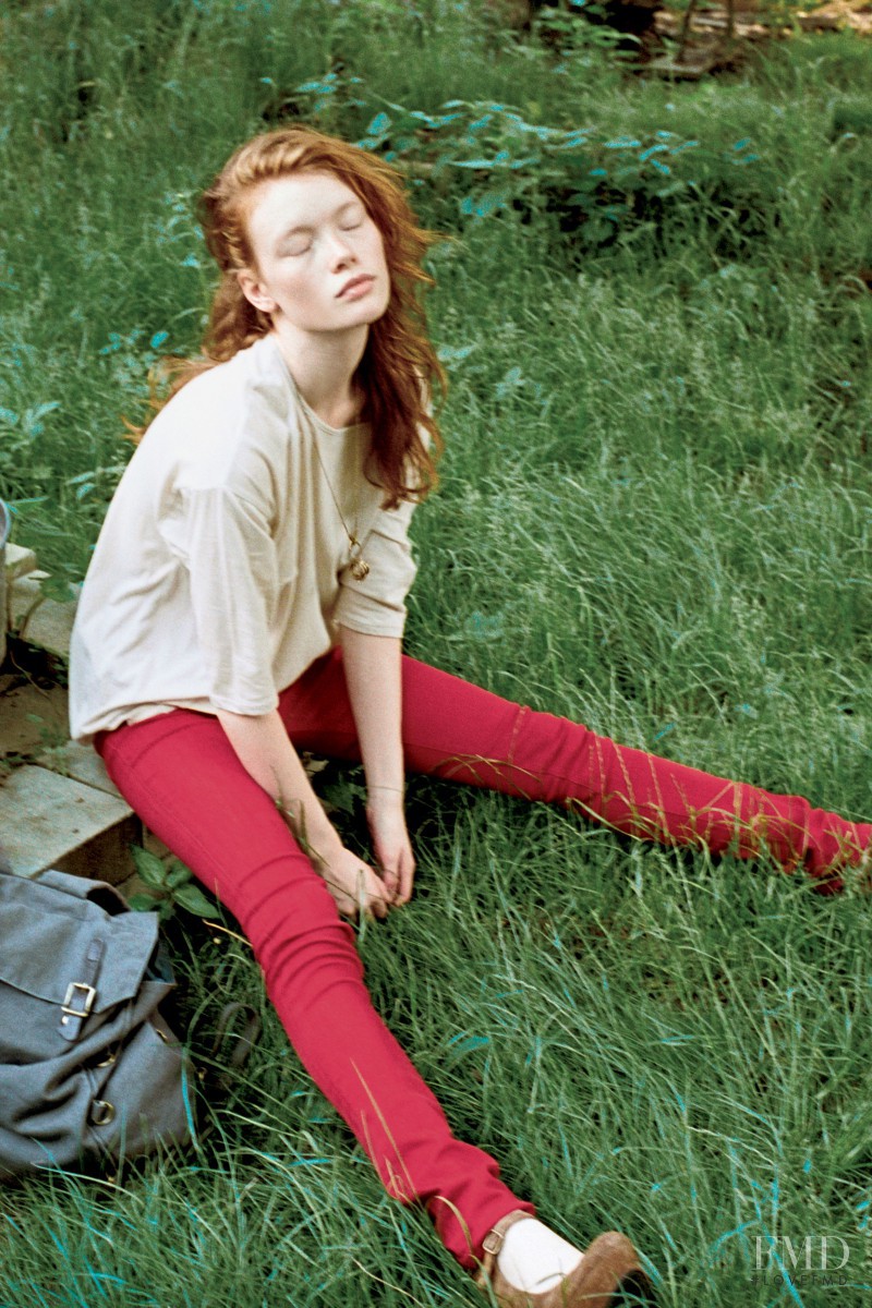 Julia Hafstrom featured in  the Urban Outfitters catalogue for Autumn/Winter 2011