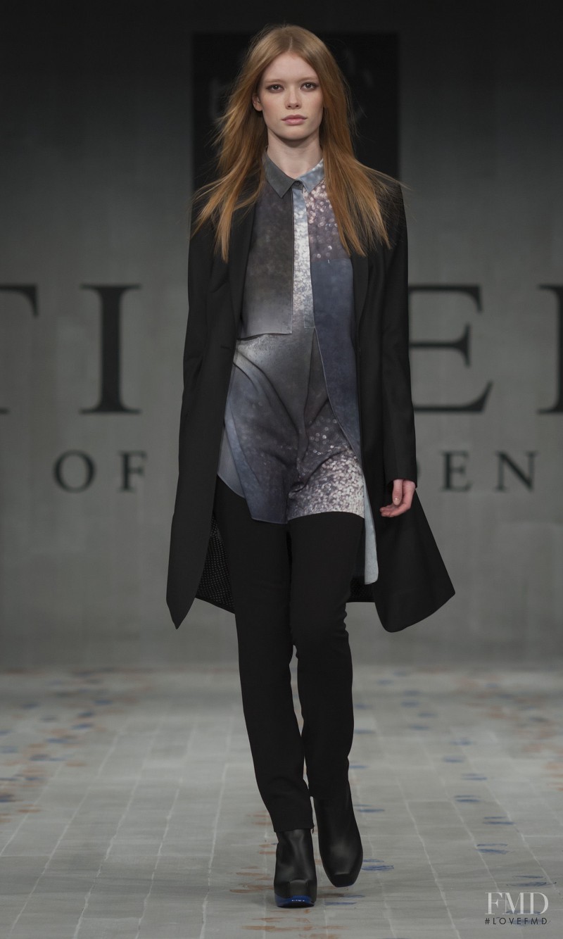 Julia Hafstrom featured in  the Tiger of Sweden fashion show for Autumn/Winter 2012