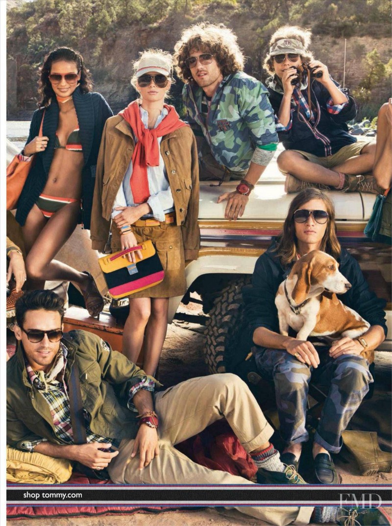 Julia Hafstrom featured in  the Tommy Hilfiger advertisement for Spring/Summer 2012