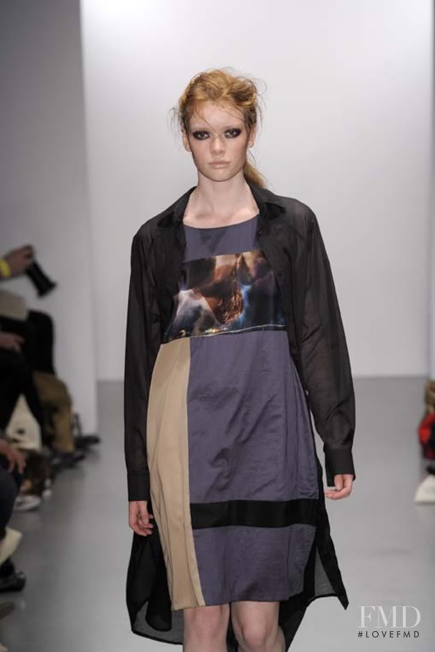 Julia Hafstrom featured in  the Louise Amstrup fashion show for Spring/Summer 2011