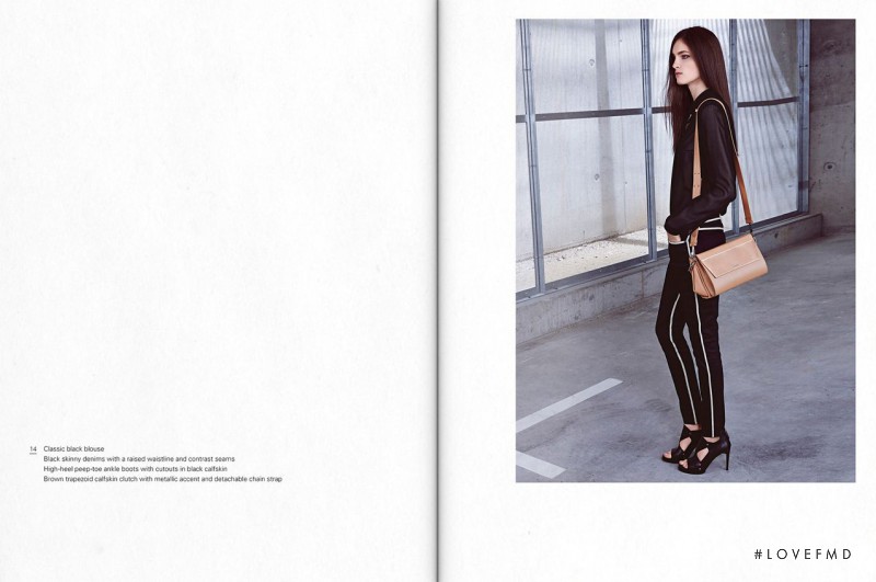 Kremi Otashliyska featured in  the Boss by Hugo Boss lookbook for Spring/Summer 2014