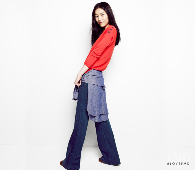 Liu Wen featured in  the Madewell catalogue for Autumn/Winter 2011