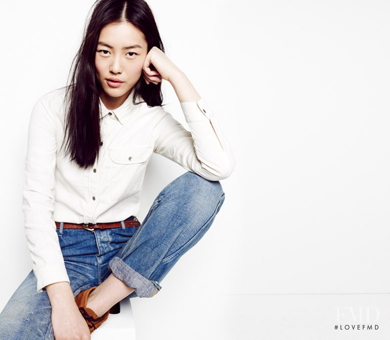 Liu Wen featured in  the Madewell catalogue for Autumn/Winter 2011