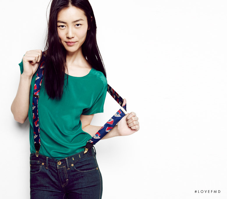 Liu Wen featured in  the Madewell catalogue for Autumn/Winter 2011