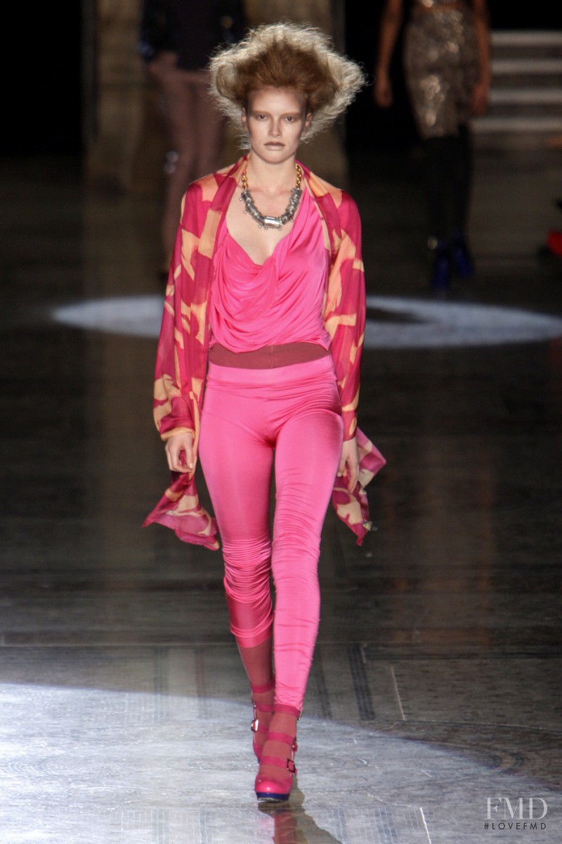 Julia Hafstrom featured in  the Vivienne Westwood Red Label fashion show for Autumn/Winter 2010
