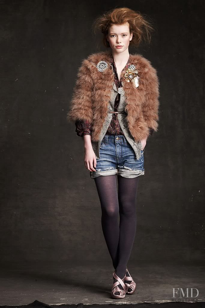 Julia Hafstrom featured in  the J.Crew fashion show for Autumn/Winter 2010