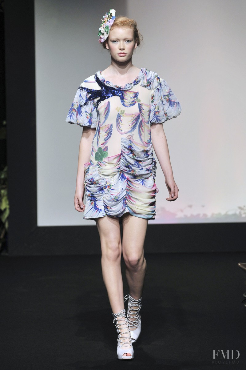 Julia Hafstrom featured in  the Tsumori Chisato fashion show for Spring/Summer 2019