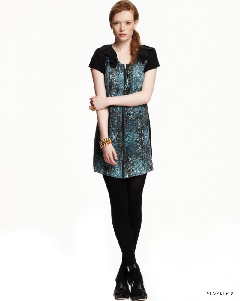 Julia Hafstrom featured in  the Bloomingdales catalogue for Autumn/Winter 2010