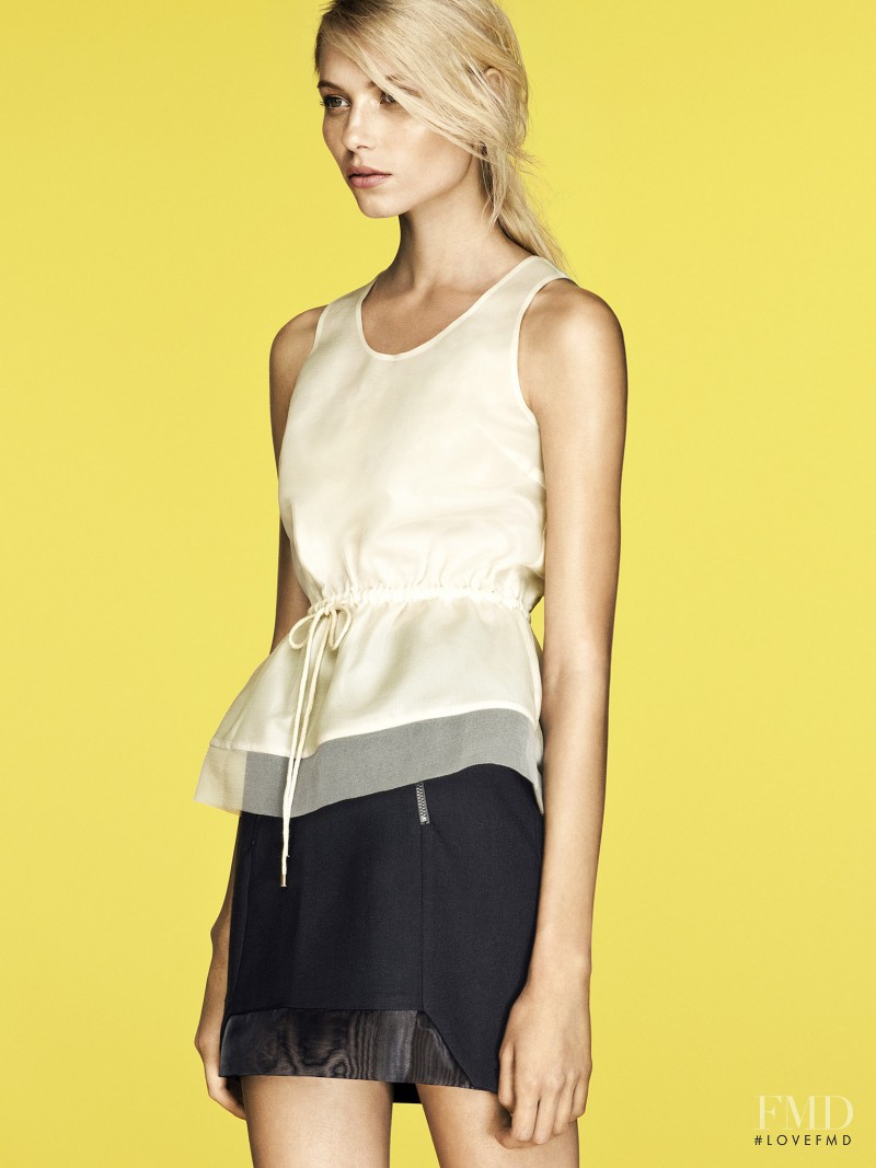 Vika Falileeva featured in  the H&M lookbook for Spring/Summer 2012