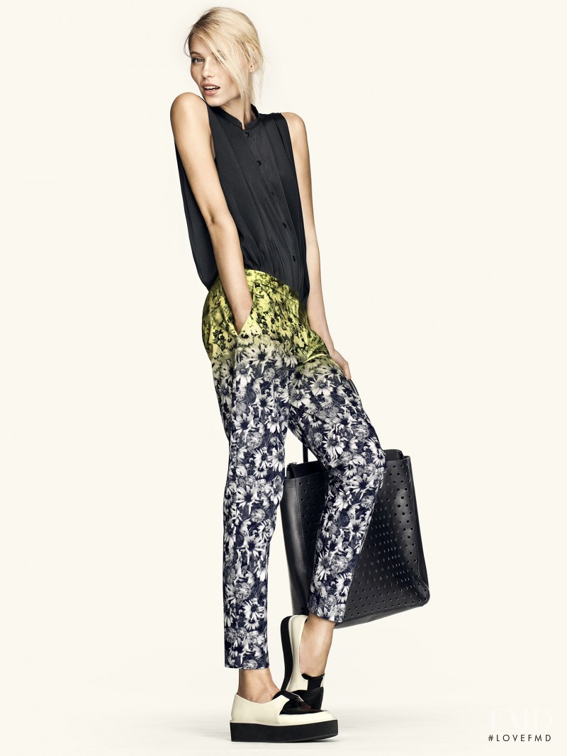 Vika Falileeva featured in  the H&M lookbook for Spring/Summer 2012