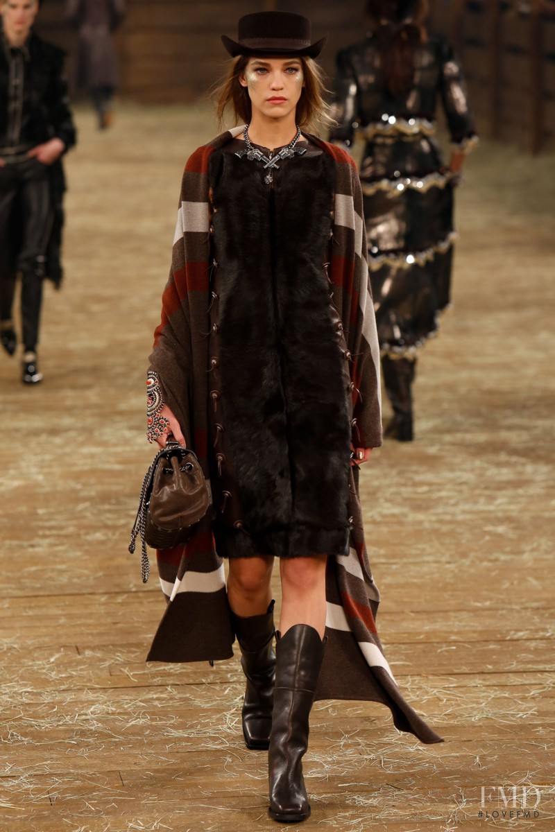Samantha Gradoville featured in  the Chanel fashion show for Pre-Fall 2014