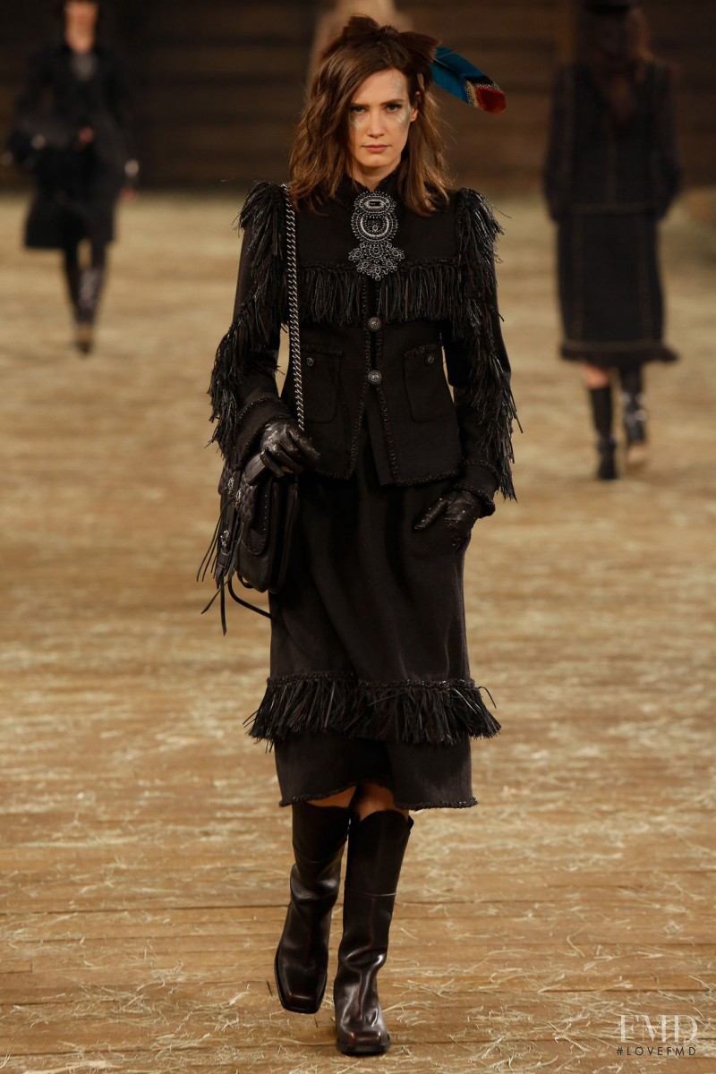 Drake Burnette featured in  the Chanel fashion show for Pre-Fall 2014