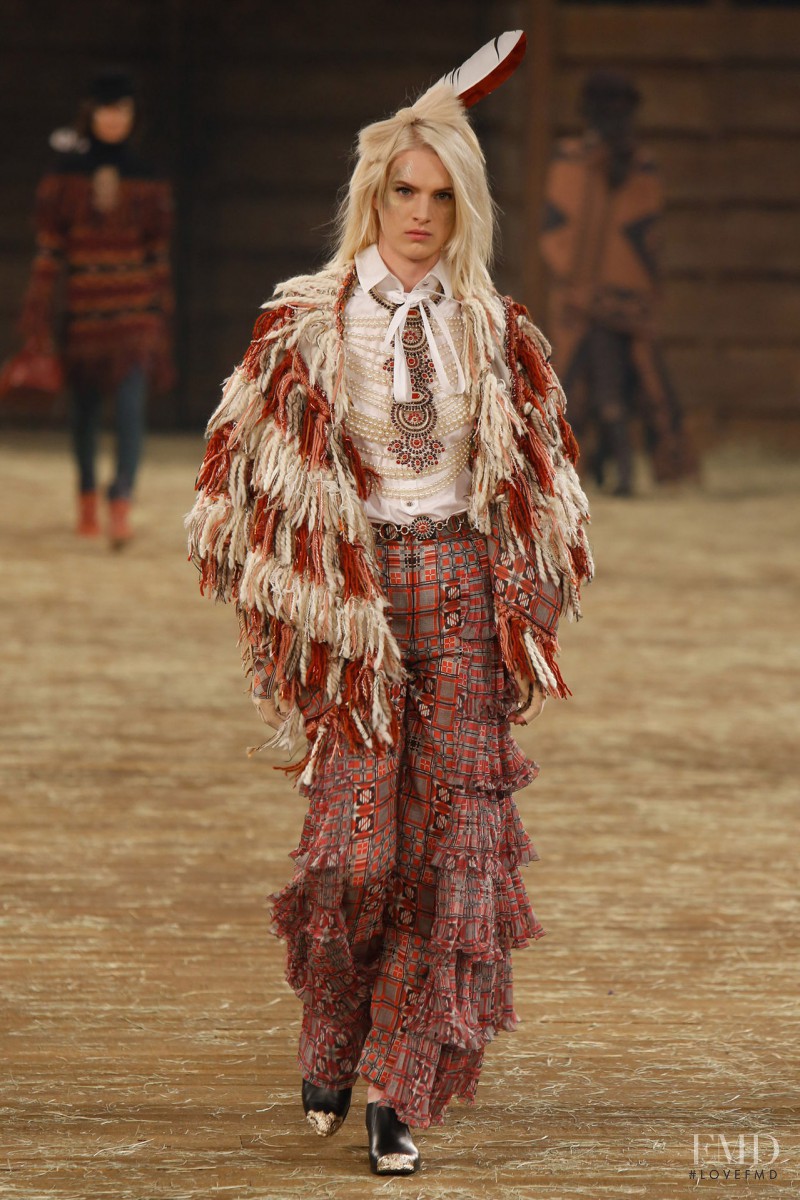 Ashleigh Good featured in  the Chanel fashion show for Pre-Fall 2014